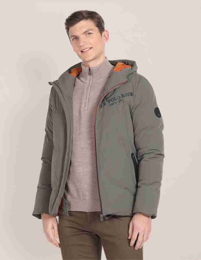 Us polo assn full hotsell sleeve solid men's jacket