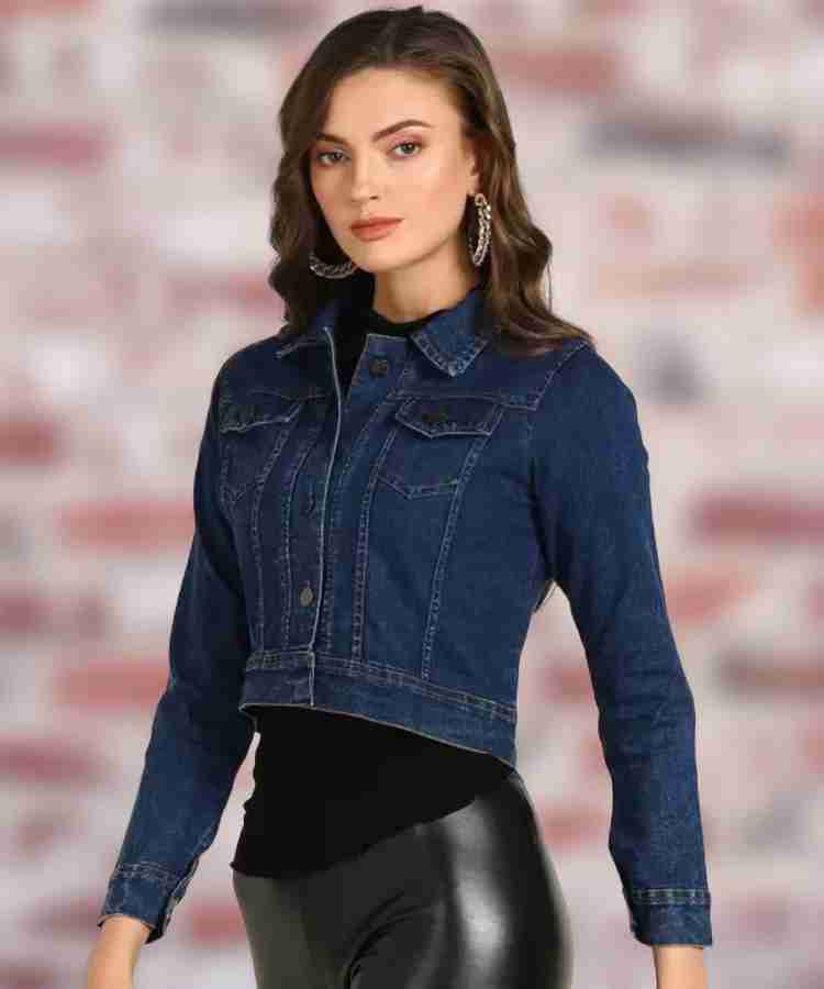 TIPKOO Full Sleeve Solid Women Denim Jacket Buy TIPKOO Full Sleeve Solid Women Denim Jacket Online at Best Prices in India Flipkart