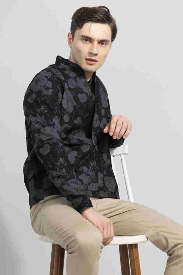 Black floral outlet jacket mens