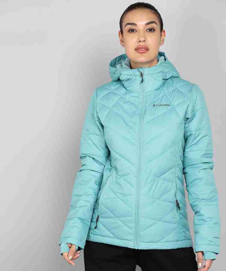 Green columbia sales jacket women's