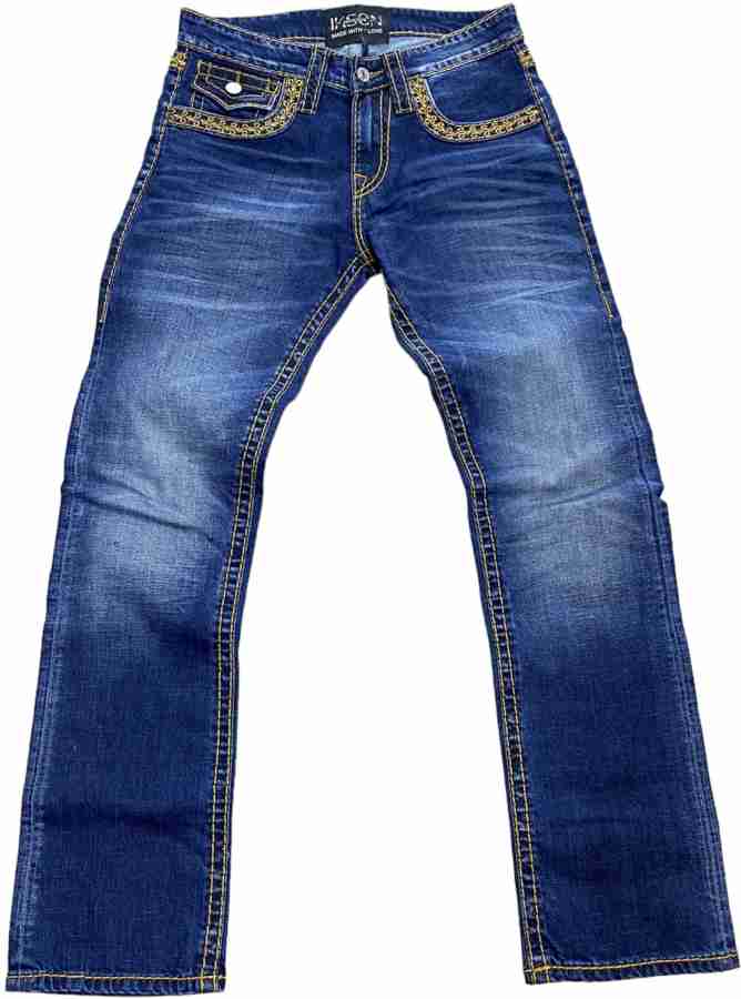 ikson denim club Regular Men Dark Blue Jeans - Buy ikson denim club Regular  Men Dark Blue Jeans Online at Best Prices in India
