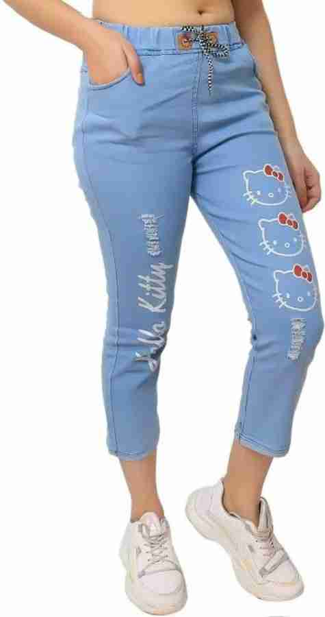 NEHA FASHION Jogger Fit Girls Blue Jeans - Buy NEHA FASHION Jogger Fit Girls  Blue Jeans Online at Best Prices in India