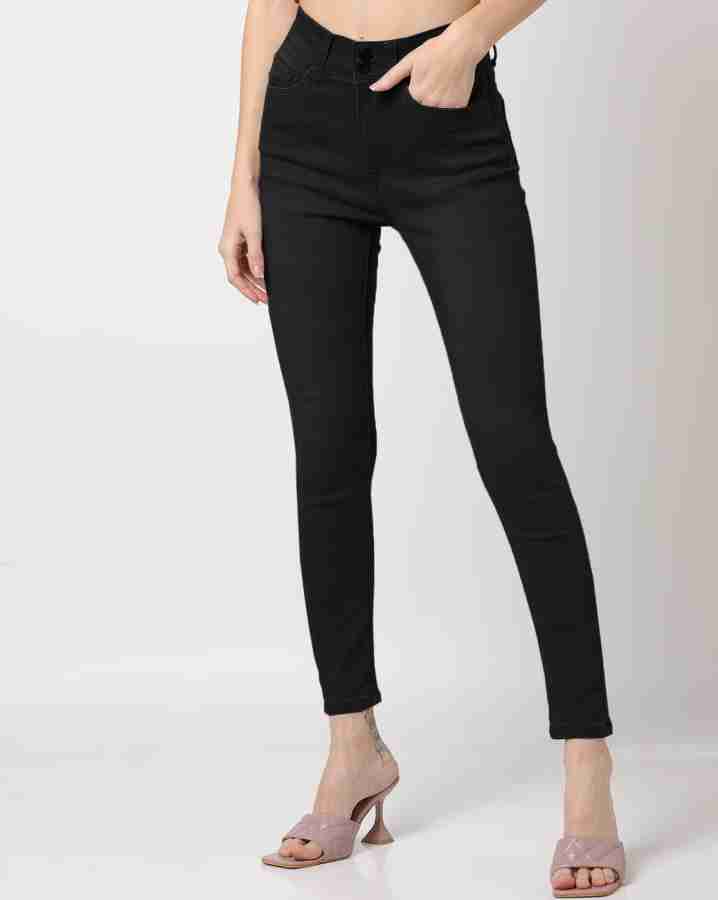 Stylefabs Skinny Women Black Jeans - Buy Stylefabs Skinny Women