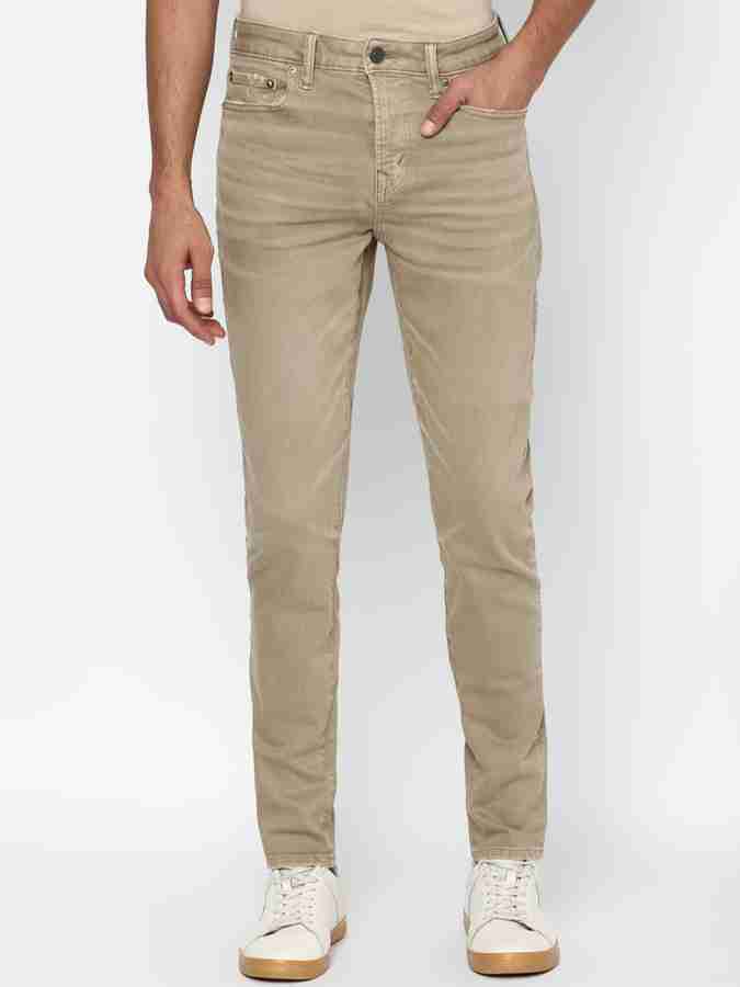 American eagle tan best sale jeans