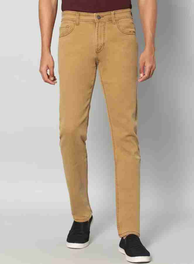 Tan colour hot sale jeans