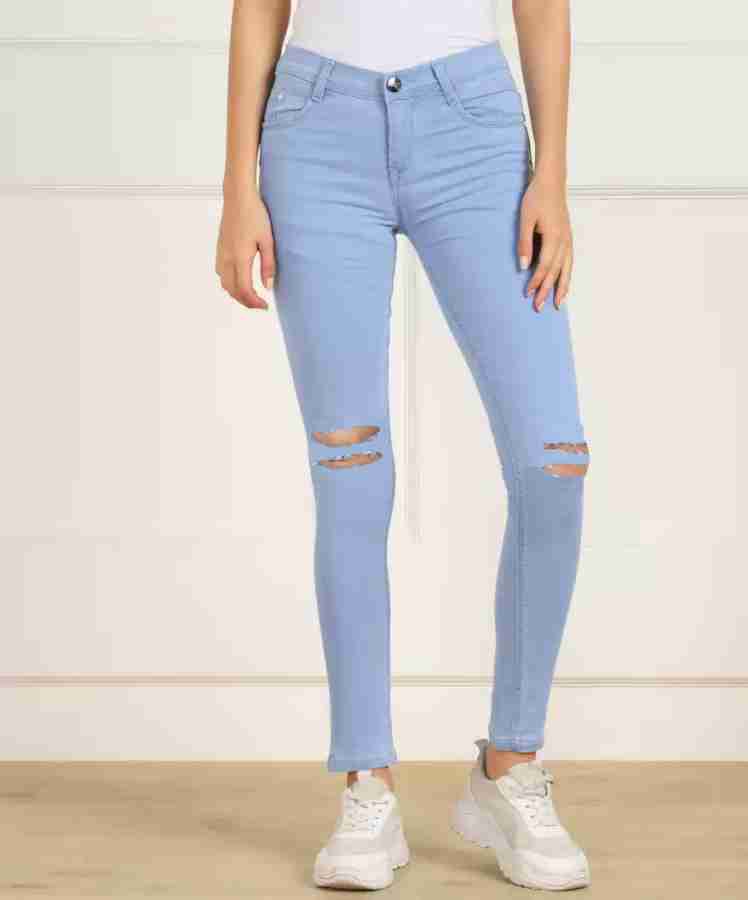 Sky blue 2024 jeans online