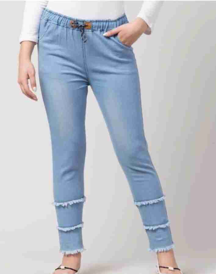 SHALU ART Regular Women Blue Jeans - Buy SHALU ART Regular Women Blue Jeans  Online at Best Prices in India
