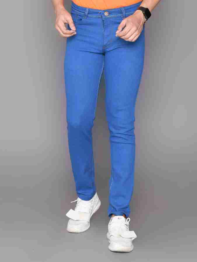 Royal blue hot sale colour jeans