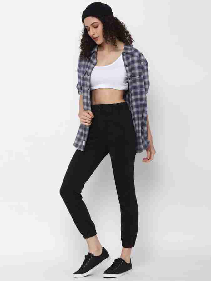 American Eagle Outfitters Jogger Fit Women Black Jeans Buy