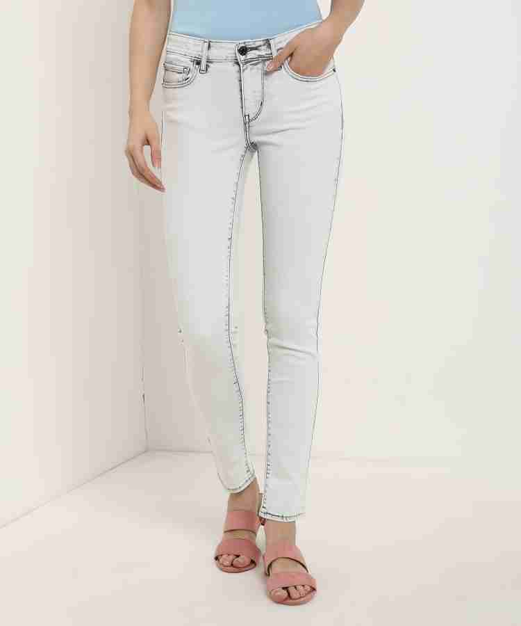 LEVI S 711 Skinny Women White Jeans Buy White LEVI S 711 Skinny Women White Jeans Online at Best Prices in India Flipkart