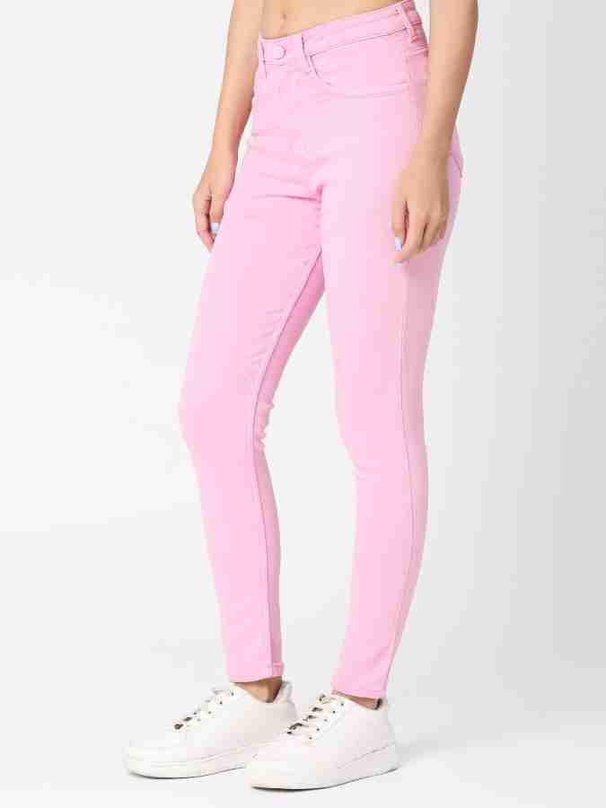 TCI Skinny Women Pink Jeans - Buy TCI Skinny Women Pink Jeans Online at  Best Prices in India