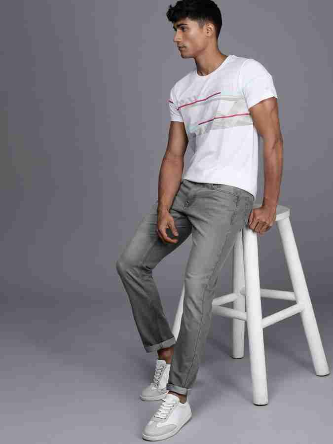 WROGN Slim Men Dark Grey Jeans - Buy WROGN Slim Men Dark Grey Jeans Online  at Best Prices in India