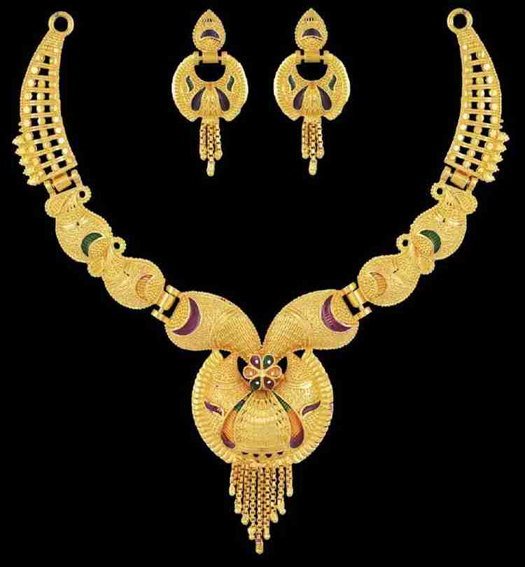 jizshou Alloy Gold Jewellery Set Price in India Buy jizshou Alloy Gold Jewellery Set Online at Best Prices in India Flipkart