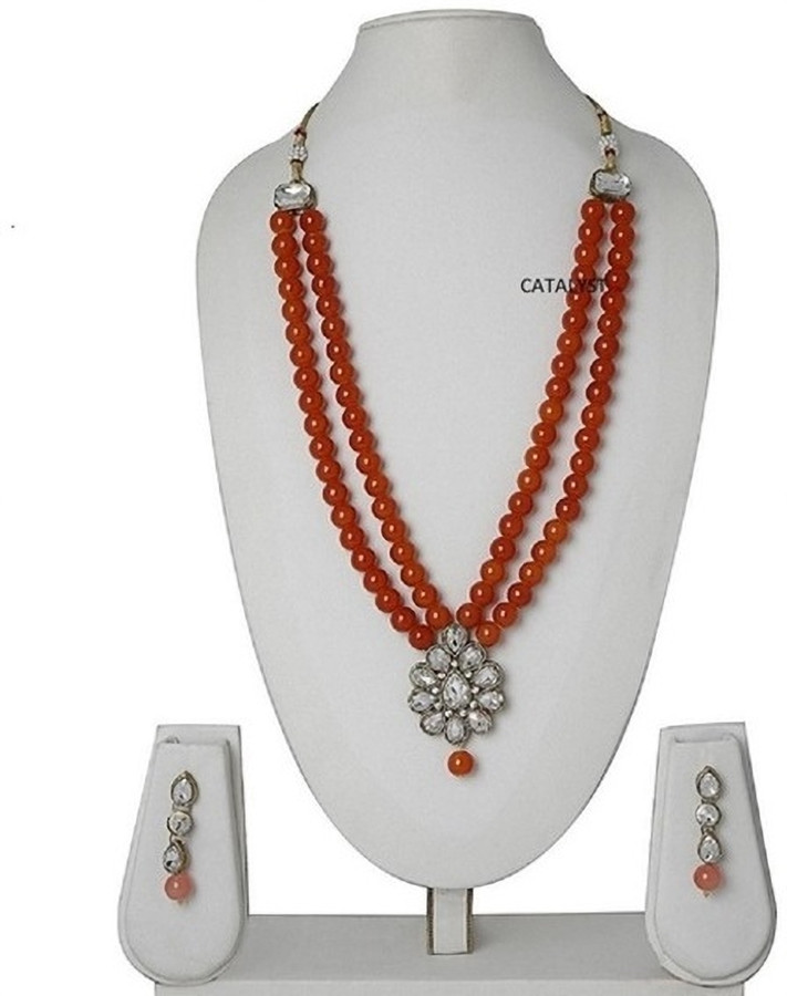 Pearl Necklace Flipkart Online Jewellery CATALYST Mother Of Pearl
