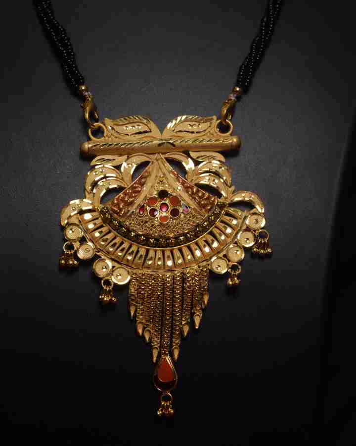 New Raj fancy stors Brass Copper Gold plated Gold Jewellery Set