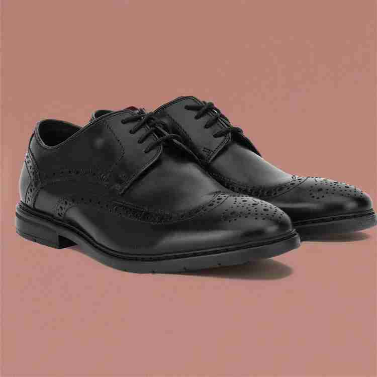 CLARKS Banbury Limit Brouge For Men Buy Black Leather Color