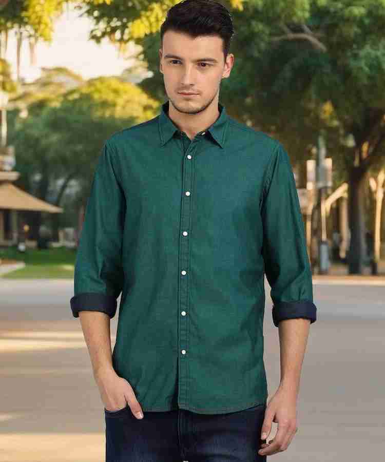 Green shirt 2025 with jeans