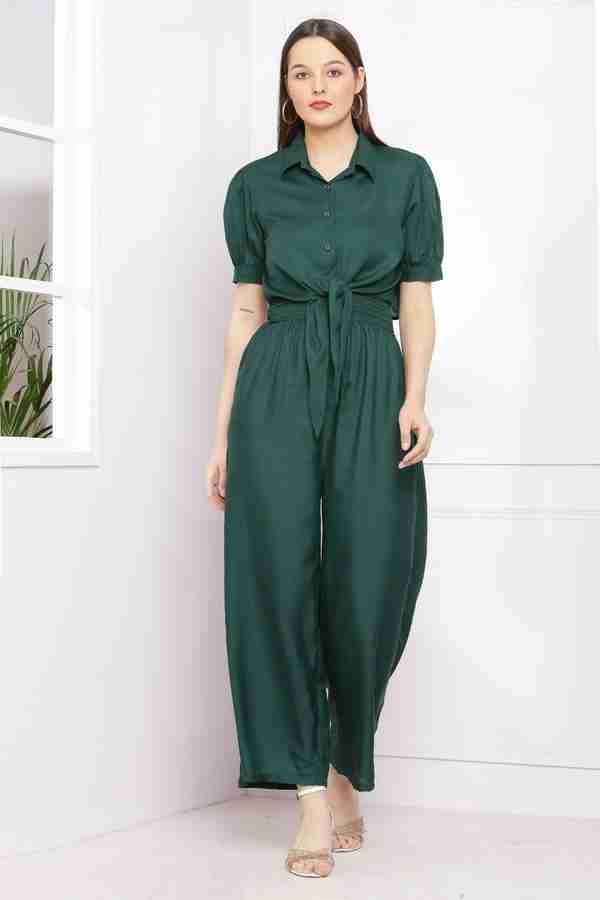 SHAMA FASHION WORLD Solid Women Jumpsuit