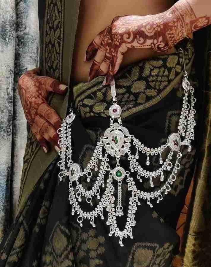 NAKMAN JEWELLERY Waist Hip Belt Kamarband Price in India Buy NAKMAN JEWELLERY Waist Hip Belt Kamarband online at Flipkart