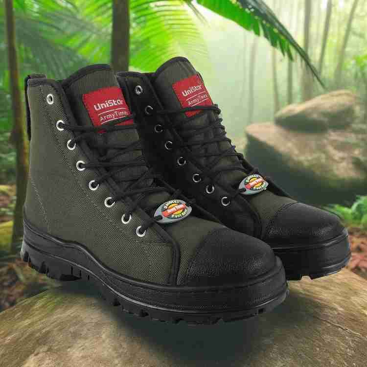 Unistar high ankle jungle boots 2025