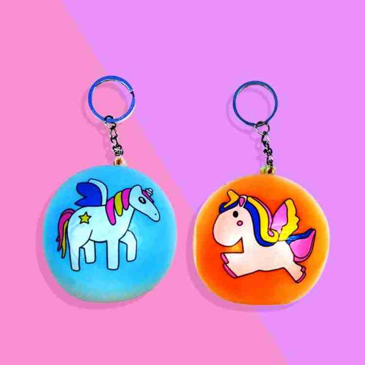 Partywala Unicorn Squishy keychains Key Chain Price in India Buy Partywala Unicorn Squishy keychains Key Chain online at Flipkart