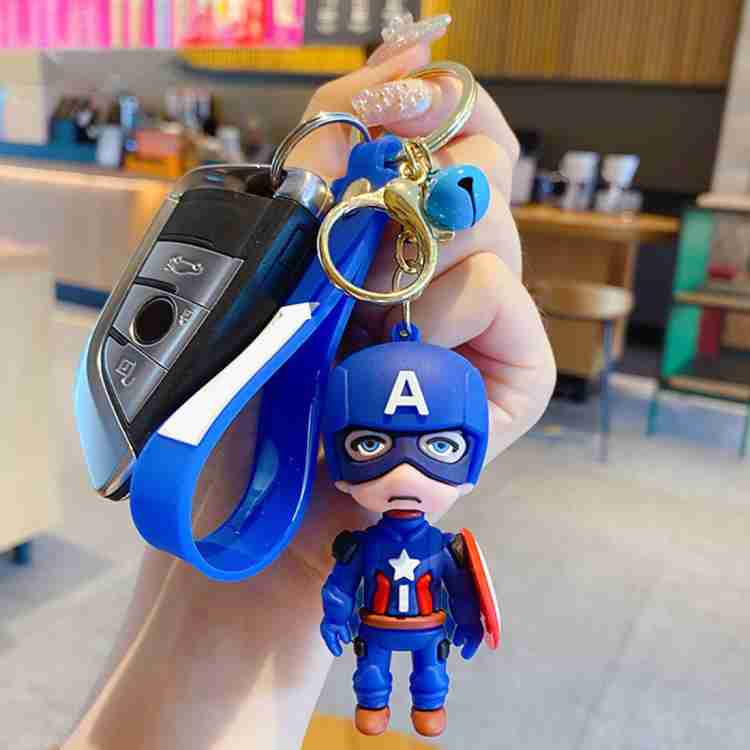 Captain america deals rubber keychain