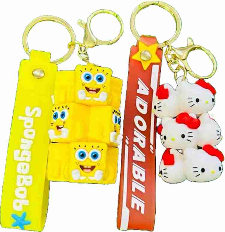 Sponge Bob McDonald スポンジ・ボブ ストラップ 7体セット