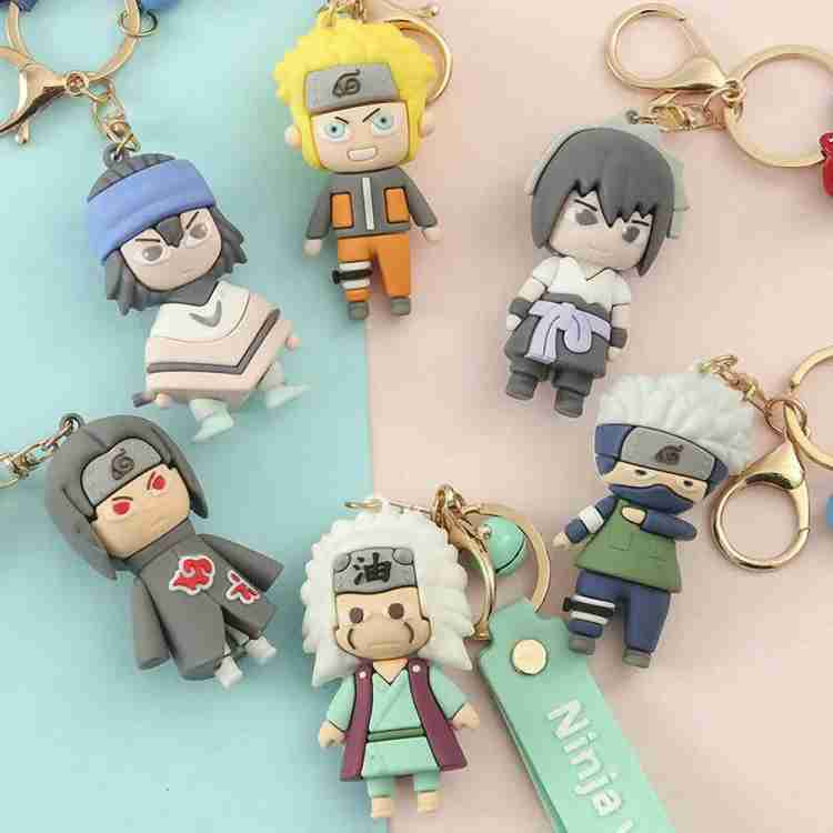 kawaii kart Naruto Shippuden Keychain - Naruto | Premium 3D Rubber 