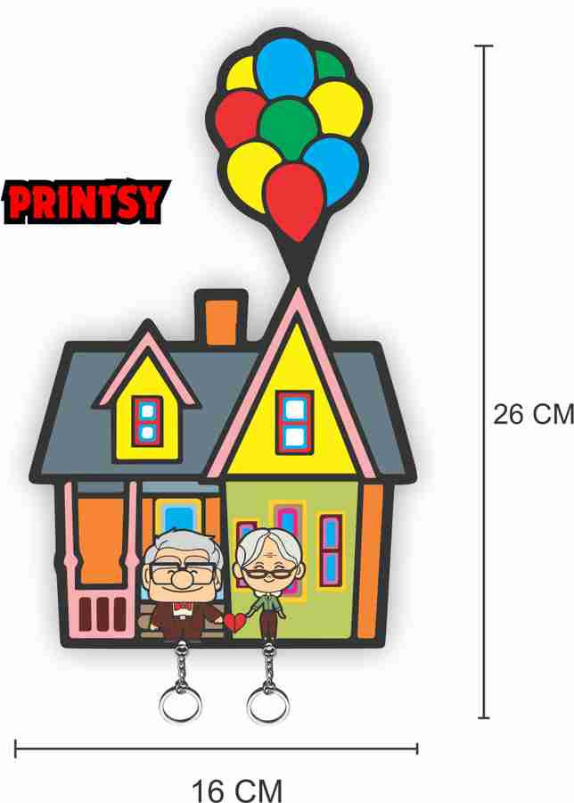 Up keychain top