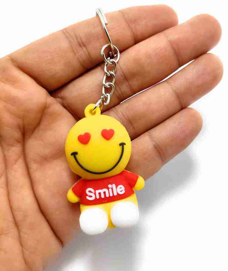 Rubber emoji keychains shop