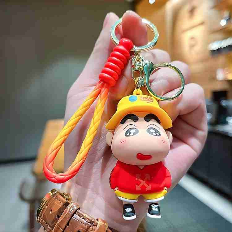 GT Gala Time Cute Red Shinchan Cartoon 3D Silicone Keychain For Car Bike Bag Pendant Charms Key Chain Price in India Buy GT Gala Time Cute Red Shinchan Cartoon 3D Silicone
