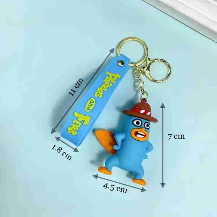 Mubco Phineas and Ferb Perry the Platypus 3D Keychain Strap Charm Hook Cartoon Toys Key Chain Price in India Buy Mubco Phineas and Ferb Perry the Platypus 3D Keychain Strap
