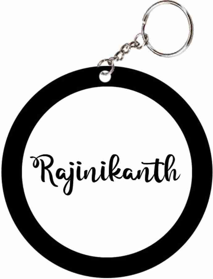 SY Gifts Rajinikanth Name Black Keychain Key Chain Price in India Buy SY Gifts Rajinikanth Name Black Keychain Key Chain online at Flipkart