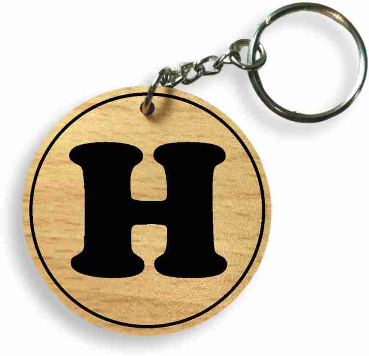 H sales name keychain