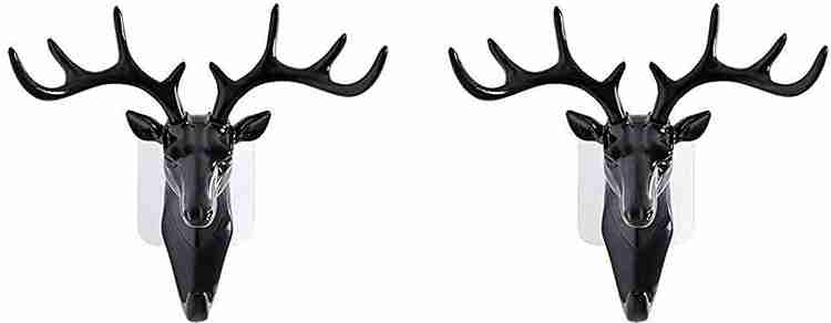 OMORTEX Deer Head Key Holder With Wall Mount Sticker Set Of 2 Plastic Key Holder Price in India Buy OMORTEX Deer Head Key Holder With Wall Mount Sticker Set Of 2
