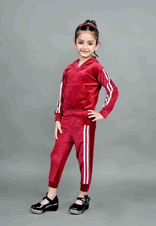 Baby boy red sales adidas tracksuit