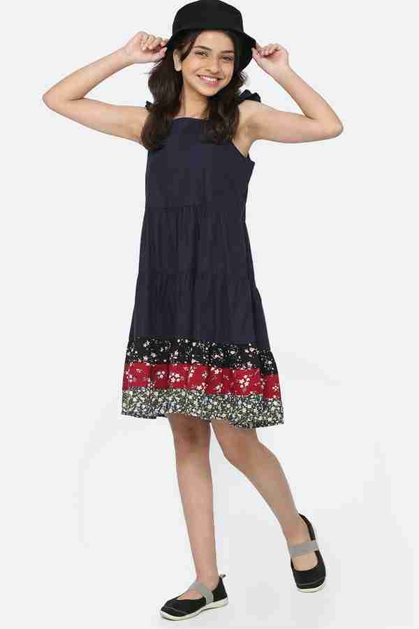 PETER ENGLAND Girls Midi Knee Length Casual Dress Price in India Buy PETER ENGLAND Girls Midi Knee Length Casual Dress online at Flipkart