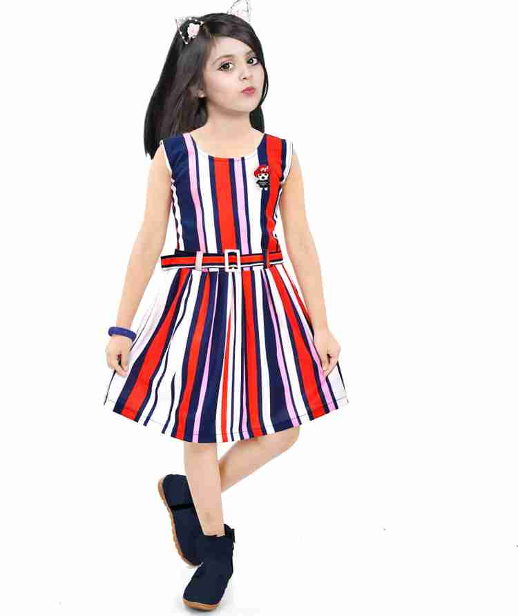 NAIVETY Indi Girls Midi Knee Length Party Dress Price in India Buy NAIVETY Indi Girls Midi Knee Length Party Dress online at Flipkart