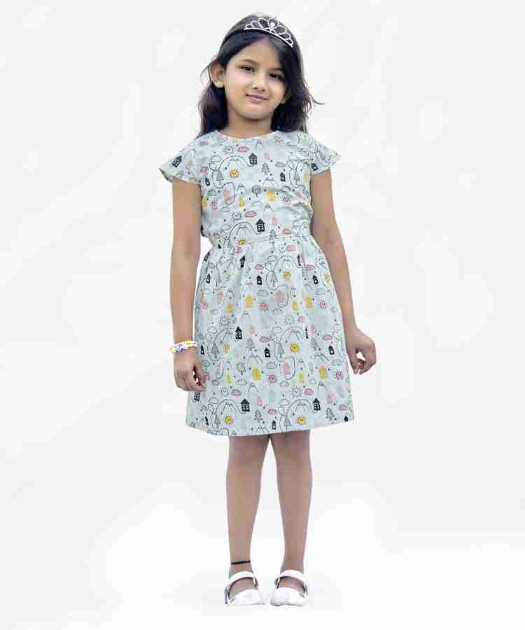 MINTO Kids Clothing Girls Midi Knee Length Casual Dress Price in India Buy MINTO Kids Clothing Girls Midi Knee Length Casual Dress online at Flipkart