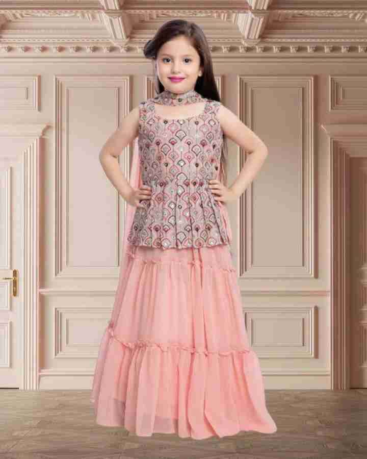 Krimaa Jiyansh Girls Lehenga Choli Western Wear Embroidered Lehenga Choli and Dupatta Set Price in India Buy Krimaa Jiyansh Girls Lehenga Choli Western Wear Embroidered Lehenga Choli and Dupatta Set o...