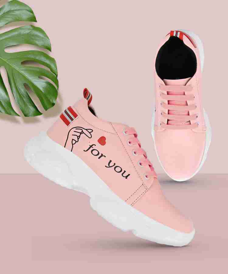 Pink hot sale shoes flipkart