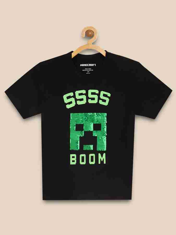 Minecraft t shirt boy hotsell