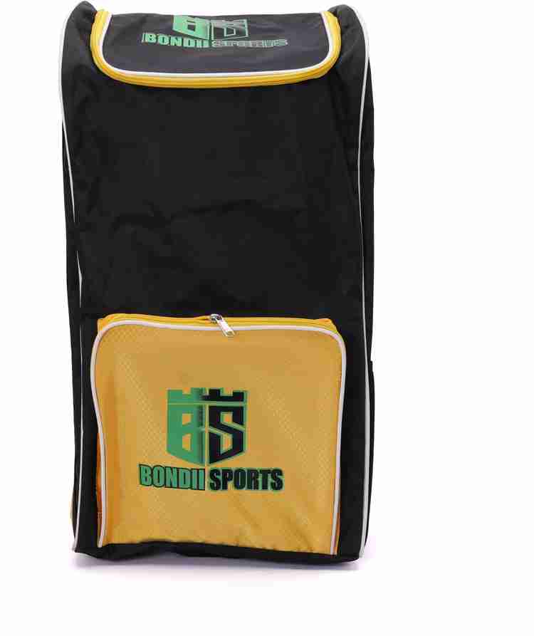 Bondii Sports Yellow Black Designer Cricket Kit Bag Only Bag 400