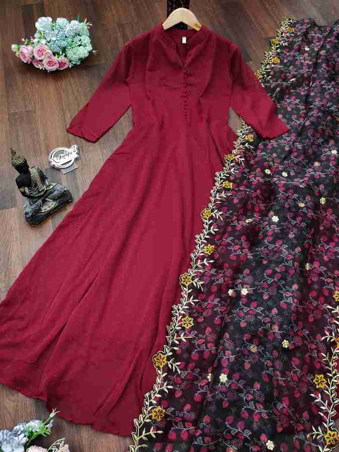 New design long frock 2019 cheap