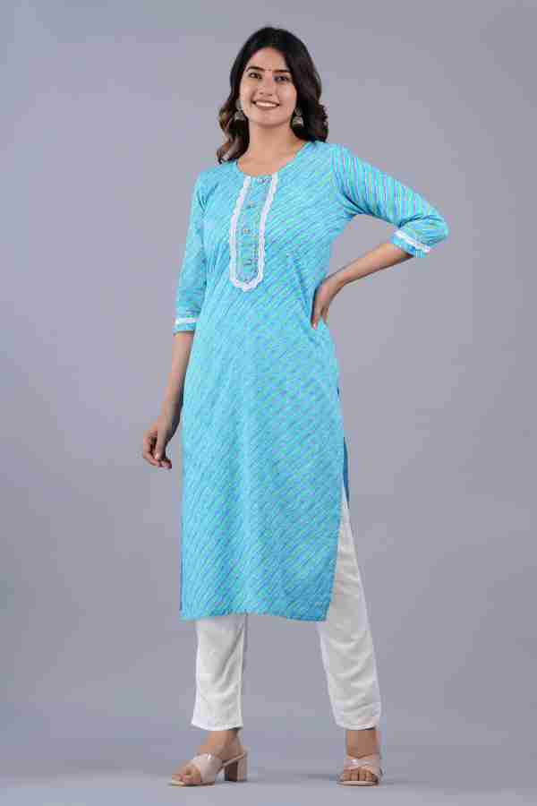 Buy Riyashree Women's Cotton Straight A-Line Kurta Kurti for Women and  Girls Daily use as Well as ocassinal use. Online at Best Prices in India -  JioMart.