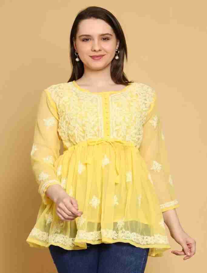 Chikan embroidery deals dress