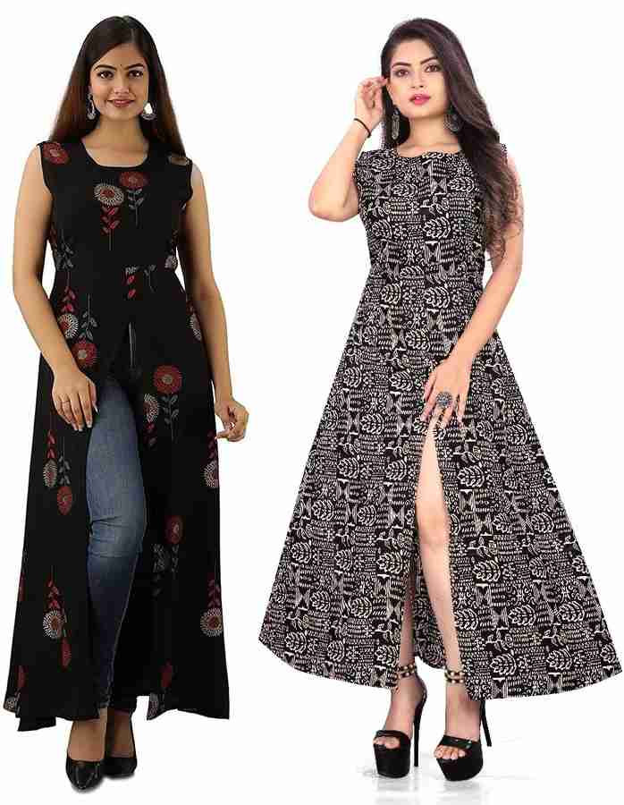 maruti fab Women Floral Print Frontslit Kurta Buy maruti fab Women Floral Print Frontslit Kurta Online at Best Prices in India Flipkart
