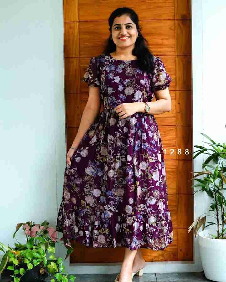 VRUNDA FASHION CLUB Women A line Multicolor Dress Buy VRUNDA FASHION CLUB Women A line Multicolor Dress Online at Best Prices in India Flipkart