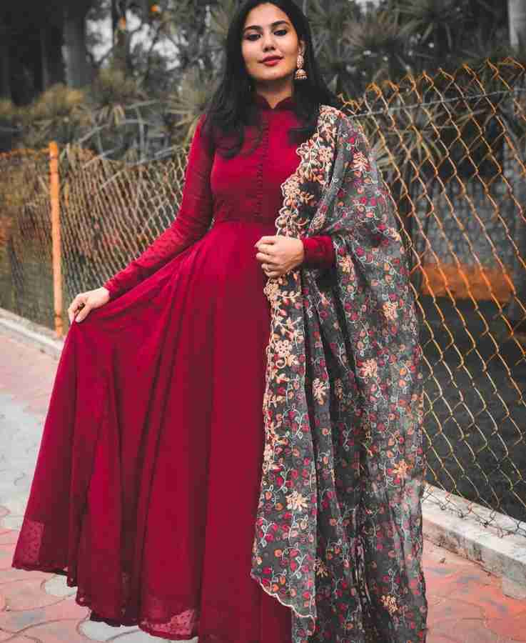 Flipkart gown collection best sale