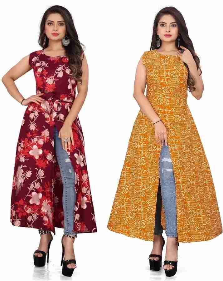 Crepe kurtis flipkart shop